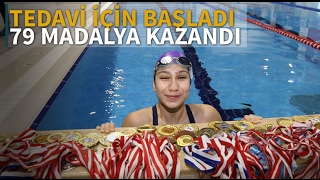 Tedavi için başladı, 79 madalya kazandı