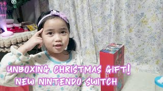 First Look at Nintendo Switch | 2020 Nintendo Switch Unboxing | Christmas Gift Surprise |