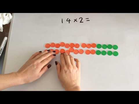 Array 2digit by 1 digit multiplication