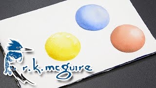 How to Create Shadows using Complementary Colors | Watercolor Painting | R K McGuire