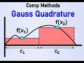 Comp Methods: Gauss Quadrature Introduction