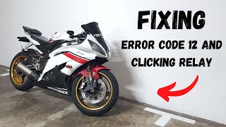 R6 BACK IN THE WORKSHOP | Fixing Clicking Relay + Error Code 12 | Motovlog Singapore | NeedForRide