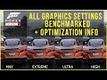 Forza Horizon 5 Settings & Optimization | Benchmark All Graphics Settings | Side by Side Comparison