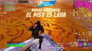 Fortnite Midas Presenta: EL PISO ES LAVA! Gameplay y VICTORIA EPICA