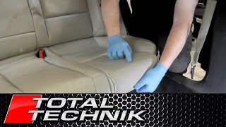 How to Remove Rear Seats Bench - Audi A4 S4 RS4 - B6 B7 - 2001 2008 - TOTAL TECHNIK