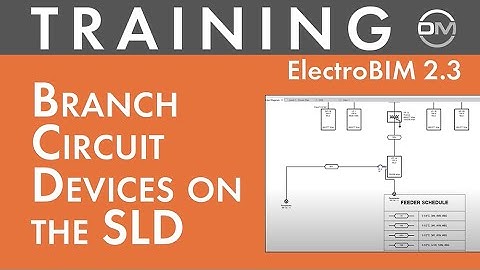 ElectroBIM for Revit: Inserting Branch Circuit Devices on the Single-Line Diagram (11/21/2024)