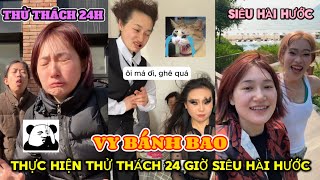 Thử Thách 24 giờ Cực Vô Tri Hài Hước | Vy Bánh Bao P4