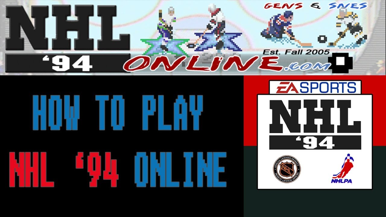 How to Play NHL94 Online