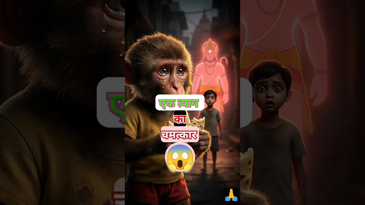 एक रोटी का चमत्कार 😭🙏 |  Hanuman Ji Performs MIRACLE For एक रोटी 🙏Miracle Story। 
