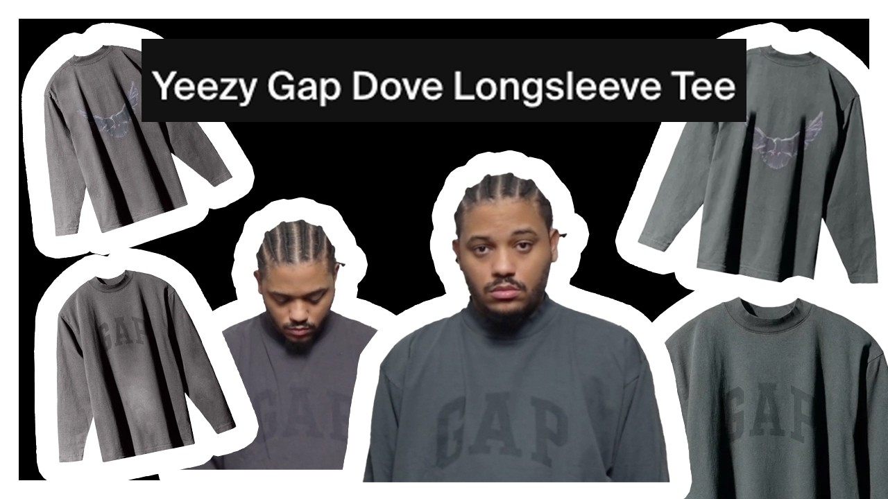 Yeezy x GAP | Long Sleeve Dove Shirt Review | Grey | Dark Green