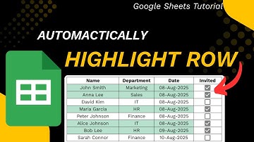 How to Auto Highlight Rows with a Checkbox in Google Sheets (2025 EASY Guide)
