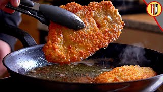 How to make Chicken Schnitzel with panko bread crumbs