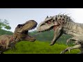 Large and medium carnivores and herbivores battle royale  isla sorna 93   jurassic world evolution