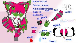 All oc reference sheet Normal vers only