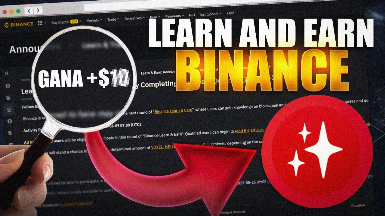 🔴GANA MAGIC GRATIS en BINANCE con ESTE EVENTO - NUEVO BINANCE LEARN AND ...