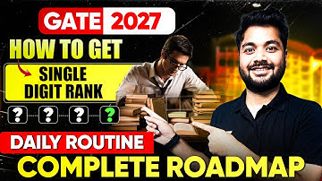 🎯GATE 2027 Complete Roadmap🔥 Single Digit Rank Roadmap for Beginners (No Confusion)✅