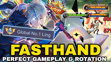 LING M-WORLD FASTHAND PERFECT GAMEPLAY & ROTATION TUTORIAL FOR BEGINNER WHEN ENEMY RUSH OUR BUFF!!