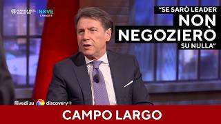 Conte Parla Da Leader Del Centrosinistra Primarie Aperte A Tutti. Non Negozierò Su Nulla