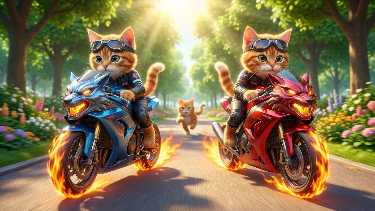 Mama Cat Trims Fur on the Farm and Makes Tiger Hat For Kittens At Home🐾🎩🐯