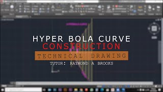 AutoCAD: How to create a Hyper Bola Curve Construction