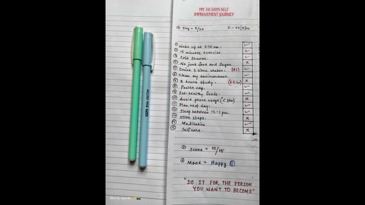 Day - 5/30 | My 30 days self improvement journey | #30daychallenge #motivation #govtjobs #aspirants
