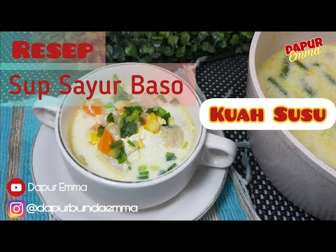 Video: Sup Susu Dan Sayur-sayuran