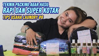 Cara Packing Baju Laundry Kiloan Dengan Cepat dan Rapi | TIPS USAHA LAUNDRY #7