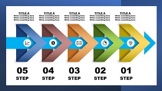 Animated 5-Step Infographics | PowerPoint Animation |              PowerPoint Tutorial