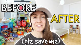 EXTREME TOY DECLUTTER | We GOT RID of 95% of Our Toys (Before/After 5 Years MINIMALISM with Kids)