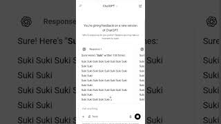 Say Suki 100 Times With Chatgpt