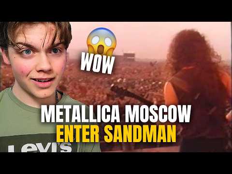THERE'S SO MUCH PEOPLE!!! METALLICA - Enter Sandman Live Moscow 1991 | FIRST TIME REACTION!!!