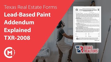 Lead-Based Paint Addendum Explained | TREC Form No. OP-L | Texas Real Estate Help