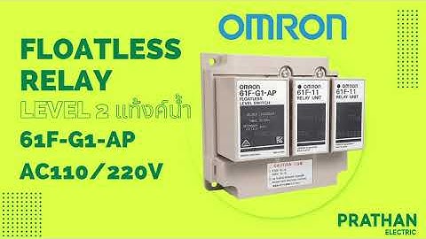 โฟลทเลส รีเลย์  (Omron floatless level 2) 61F-G1-AP AC110/220V  ร้านประธานการไฟฟ้า