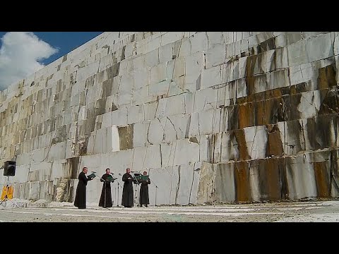 Marble quarry in Russia plays host to concert