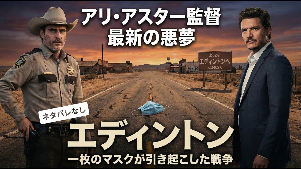 きっと観たくなる!?映画『エディントンへようこそ』感想レビュー アリ・アスター作品苦手な人にもおすすめ！