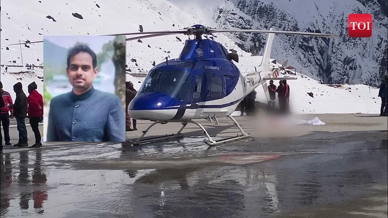 FREAK TRAGEDY Uttarakhand govt official hit by helicopter blades in