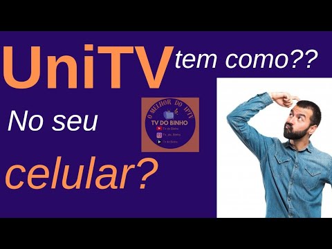 Instalando aplicativo Unitv no Celular Android - YouTube