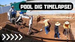Swimming Pool Construction: Excavation Timelapse