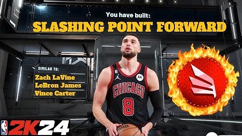 *NEW* RARE SLASHING POINT FORWARD BUILD IN NBA 2K24! SUPER RARE OVERPOWERED DEMIGOD BUILD NBA 2K24!