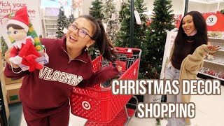 christmas decor shopping at target | vlogmas day 7 | mai pham