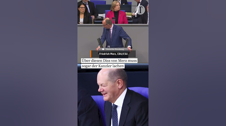 Über diesen Diss von Merz muss sogar der Kanzler lachen