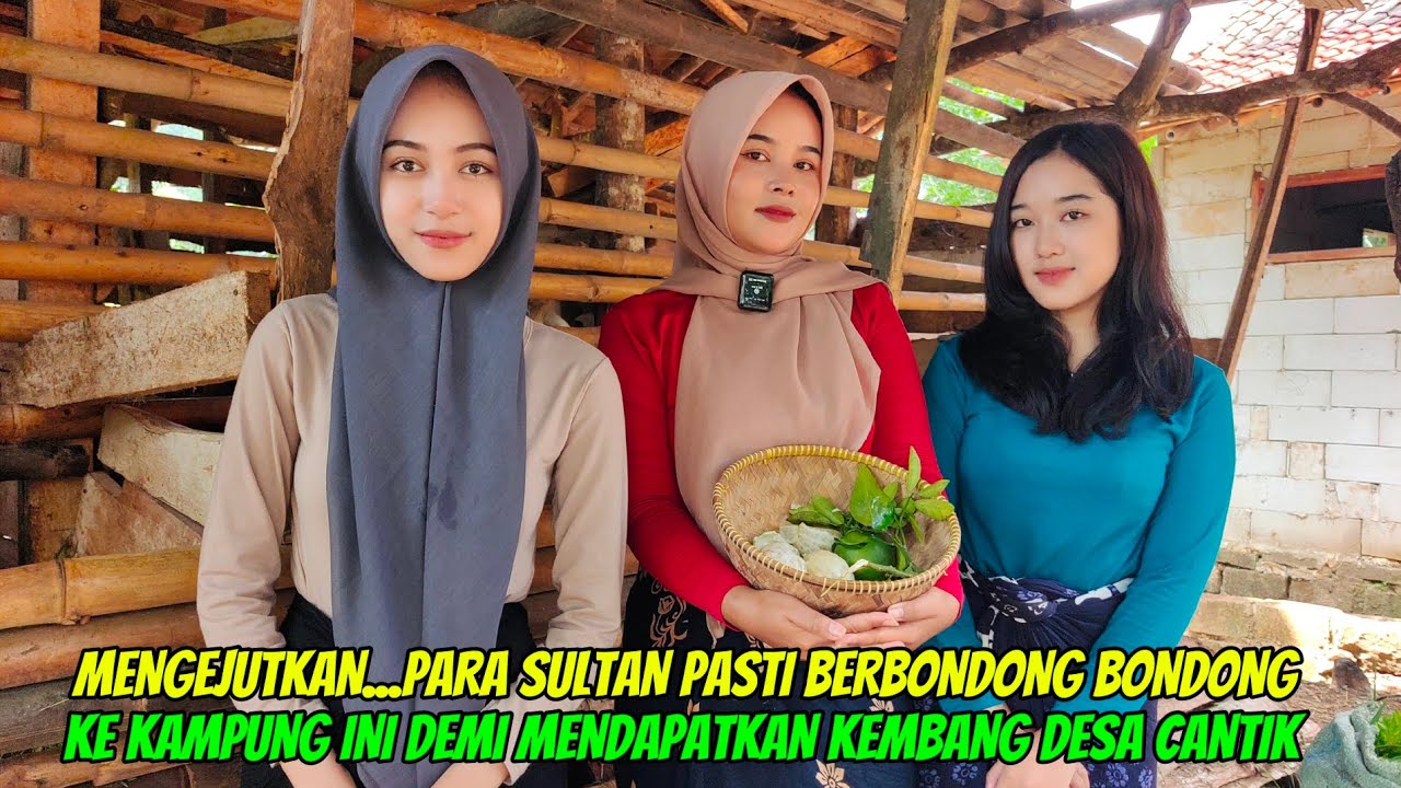 BIKIN MATA INI SUSAH BERKEDIP..MELIHAT KECANTIKAN KEMBANG DESA HIDUP SEDERHANA DI PELOSOK PEDESAAN