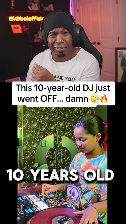 This 10-year-old DJ just went OFF… damn 😮‍💨🔥