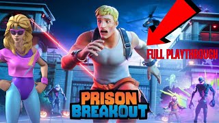 ESCAPING PRISON IN FORTNITE! Prison Breakout - Fortnite (PLAYTHROUGH)