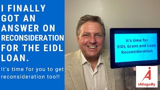 SBA responds to reconsideration for my EIDL Loan. Step by step guide to get your Loan approved!