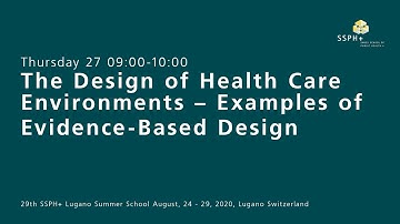 The Design of Health Care Environments – Examples of Evidence-Based Design