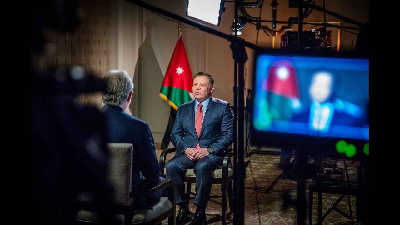 مقابلة جلالة الملك مع محطة سي أن أن الإخبارية الأمريكية