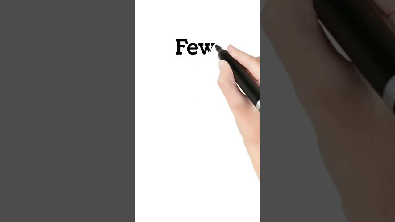 few meaning in hindi || few ka matlab