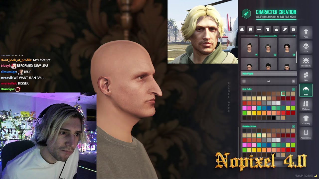 XQC SCULPTS HIS JEANPAUL CHARACTER YouTube