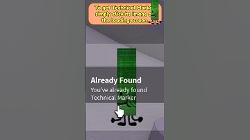 How to get TECHNICAL MARKER in Find the Markers | #roblox #findthemarkers #TechnicalMarker